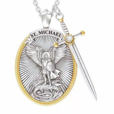 AMULET OCHRONNY ŚW. MICHAŁA ARCHANIOŁA