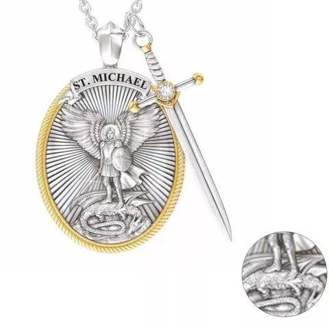 AMULET OCHRONNY ŚW. MICHAŁA ARCHANIOŁA
