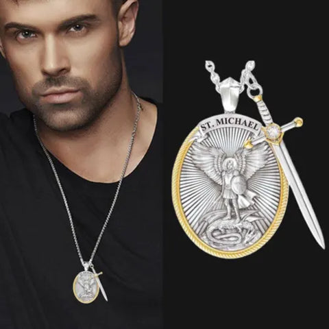 AMULET OCHRONNY ŚW. MICHAŁA ARCHANIOŁA