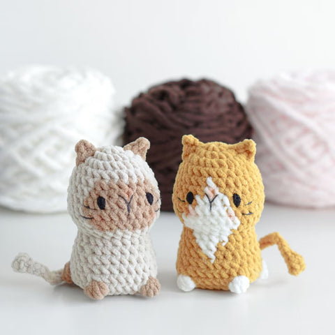 No-sew Cat Amigurumi Crochet Pattern