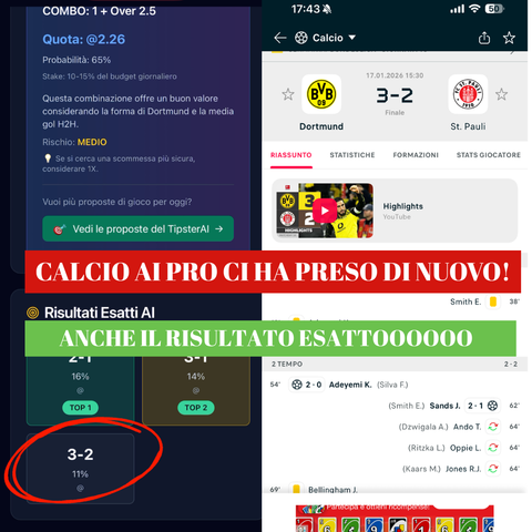 CalcioAI - Analisi calcistiche avanzate, ogni giorno