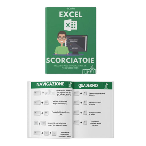 Excel Pro™ 5in1 -  300 Template Pronti all'uso + 4 Guide Pratiche ed Intuitive