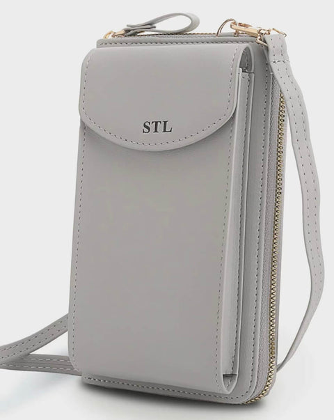 Stylish STL Crossbody Clutch Wallet