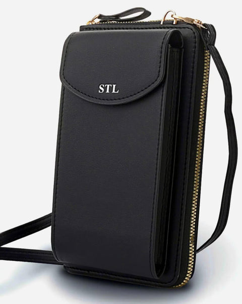 Stylish STL Crossbody Clutch Wallet