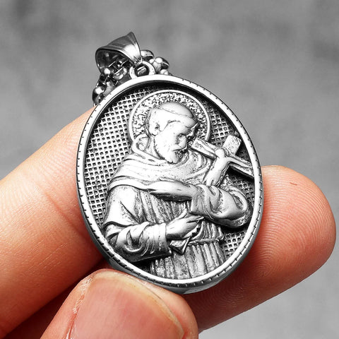 Saint Francis Amulet Necklace