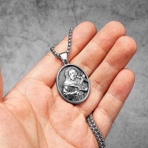 Saint Francis Amulet Necklace